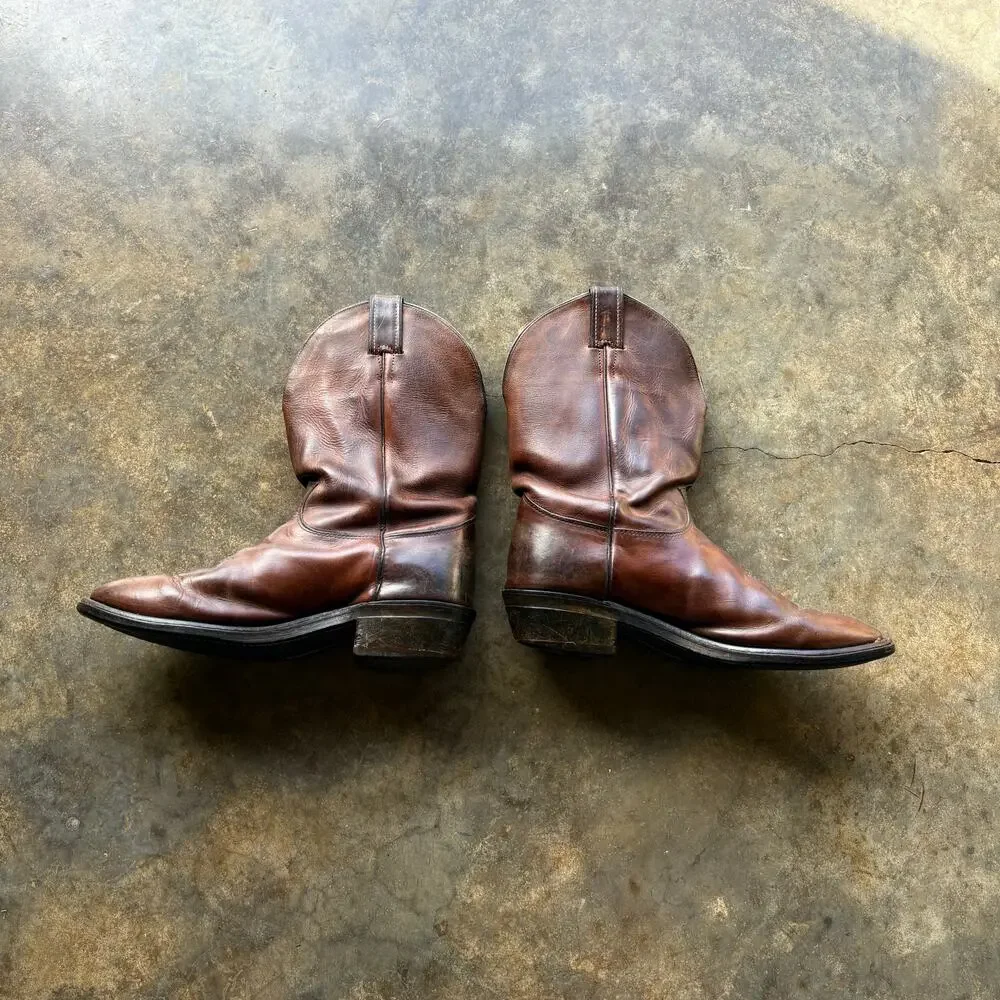 Beautiful Vintage Polished‎ Justin Cowboy Boots